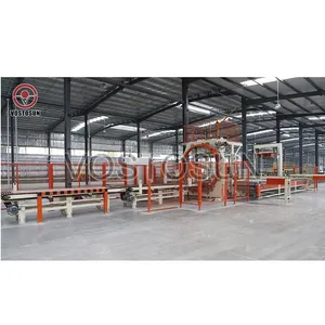 China Manufactory Panel Automatic Drywall Production Line / Plaster Machinery Gypsum Board Making Machine