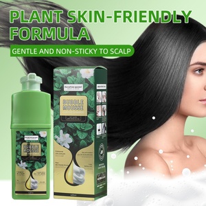 Champú Colorante para el Cabello Instantáneo, Natural, Orgánico y a Base de Hierbas, 3 en 1, Color Marrón y Negro, para Mujeres y Hombres, Venta al Por Mayor - Product Image 4