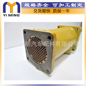 ออยล์คูลเลอร์สแตนเลส 14.9x7.8x3.7 ซม. สำหรับรถบรรทุก Caterpillar D4D D4E D5B D5H D6C D6D รุ่น 7N0128 9M8039 - Product Image 4
