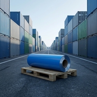 Bobine de tôle d'aluminium prélaquée colorée pour la construction de gouttières et de descentes d'eau, écologique