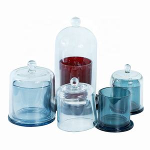 Bán Sỉ Giá Đỡ Nến Thủy Tinh Theo Yêu Cầu Đèn Lồng Hình Vòm Chuông Nến - Product Image 2