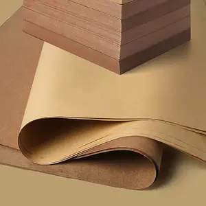 Fogli di carta Kraft a basso prezzo, confezione da 50, 8.5X11 ", carta artigianale marrone, carta stazionaria Kraft per la scrittura e l'imballaggio - Product Image 1