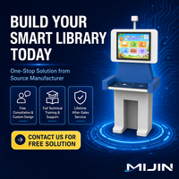 Máquina de Libros de Autoservicio con Soporte para Tarjetas RFID IC, Solución Inteligente para Bibliotecas de Campus, Kiosco UHF para Escuelas K12, Windows 10