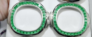Thương Hiệu Nổi Tiếng Loose Đá Quý Cho Đồng Hồ Bezels Thép Không Gỉ Moissanite <span class=keywords><strong>Bezel</strong></span> Set Cho 40Mm Trường Hợp Đồng Hồ - Product Image 6
