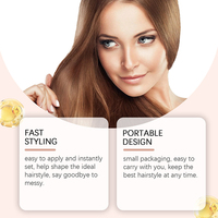 Vente chaude, logo personnalisé, marque privée, pommade coiffante hydratante biologique pour cheveux, cire pour cheveux en bâton