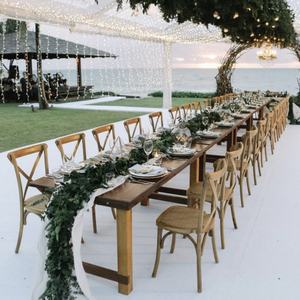 Muebles de Madera de Lujo para Banquetes, Bodas, Cenas, Restaurantes y Mesas de Exterior, en Oferta - Product Image 1