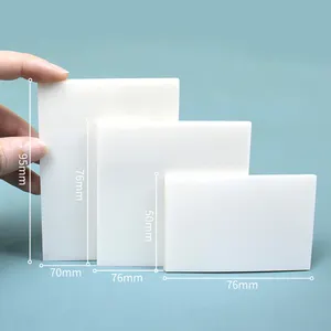 Almofada de memo adesiva auto-adesiva, quadrada, simples, 3*3 polegadas, notas adesivas transparentes