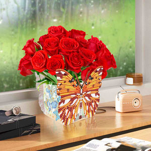 Kelebek şeklinde kutu PET saklama kutusu ve mini süsler elmas boyama kitleri çocuklar ve yetişkinler için ev dekor - Product Image 5