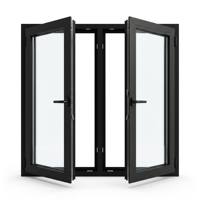 Ventana Corredera de Aluminio para Balcón con Aislamiento Térmico, Vidrio Hueco y Mosquitera Exterior