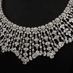 Conjunto de Joias Finas RUYI em Prata Esterlina 925 Luxuoso com Zircônia Cúbica de <span class=keywords><strong>Dubai</strong></span> Colar de Pérola Conjunto de 4 Peças para Casamento e Noivado - Product Image 2