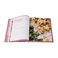 Livre de recettes personnalisé à couverture rigide, à base de plantes, format carré, relié, avec impression couleur de photographies culinaires