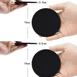Custom Silicone Coasters Rubber Manufacturers High Temperature Anti-slip Spill-proof <b>Cup</b> <b>Mat</b> Classic - Product Image 5