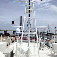 Ditel V81 VSAT KU-band 83cm navires systèmes internet par satellite antennes de bateau pour les communications wifi