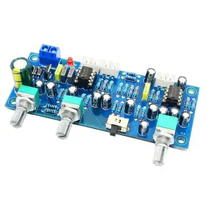 Versterkerbord 2.1 Kanaal Subwoofer Preamp Board Laagdoorlaatfilter Voorversterker Bord Voorversterker Ne5532