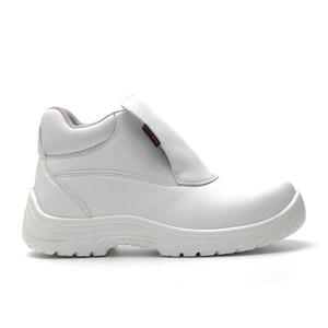Botas de trabajo de cuero de corte medio para hombre y mujer con logotipo personalizado, punta de acero, certificación CE <span class=keywords><strong>EN</strong></span> ISO 20345 ESD, antideslizantes, impermeables para - Product Image 1