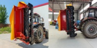Haute productivité agricole tondeuse à foin rotative disque fourrage tondeuse à gazon avec boîte de vitesses coupe herbe disque tambour lame