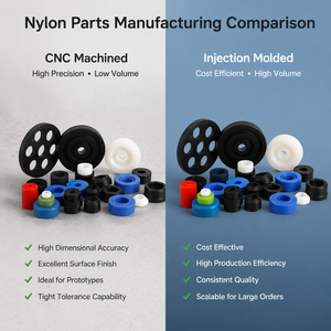 Componentes de Ingeniería de Precisión de Plástico de Poliamida de Alta Resistencia PA66 <span class=keywords><strong>MC</strong></span>, Piezas Mecanizadas por CNC, Fabricación y Procesamiento - Product Image 6