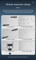 Modules de station de préchauffage I2C T18, pour la réparation de téléphones, pour le retrait de la colle des circuits imprimés et des puces des cartes mères des séries iPhone X, 11, 12, 13, 14, 15, 16, 17