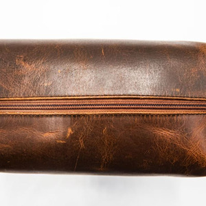 Wholesale Leather <b>Wash</b> <b>Bag</b> with Customized Embossed Design Premium <b>Travel</b> Toiletry Organizer Zipper Storage Pouch Custom Logo - Product Image 4