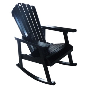 Chaise Adirondack en bois de peuplier durable, nouveau design, idéale pour les espaces de détente en jardin, en extérieur ou en cour, couleurs personnalisables - Product Image 2