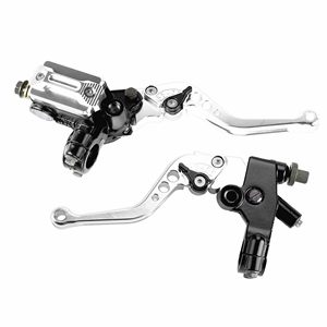 Kit de Palancas de Freno y Embrague Hidráulico Universal de 7/8'' (22mm) con Cilindro Maestro y Depósito para Motocicleta, Controles Izquierdo y Derecho - Product Image 1