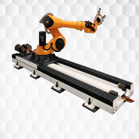Table coulissante linéaire robuste sur rail pour robot 7ème axe, avec garantie 1 an, 600W 220V
