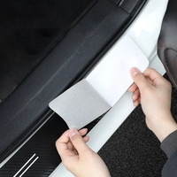 Autocollants de protection de seuil de porte de voiture en fibre de carbone à usage unique pour Changan UNI-K CS35 CX70 CS85 CS55 CS75 CS15 F70 Alsvin UNI-T
