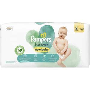 ผ้าอ้อมเด็กฮาร์โมนี ไซส์ 2 จำนวน 48 ชิ้น แบบแห้ง ป้องกันการรั่วซึม ขายส่ง - Product Image 1