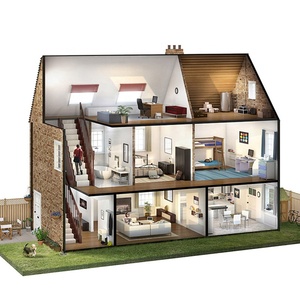 Двухслойный быстро устанавливаемый плоский дом для мобильных роскошных вилл, контейнер для дома, портативный модульный дом, отель - Product Image 3