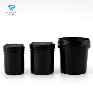 1L Đen PP nhựa thực phẩm Jar với Snap nắp dễ dàng-mở <span class=keywords><strong>container</strong></span> cho bột và thực phẩm lạnh lưu trữ - Product Image 3