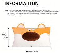 Coussin carré personnalisé en peluche chat, super doux, en peluche courte, broderie adorable, oreiller chaton, cadeau relaxant pour adultes