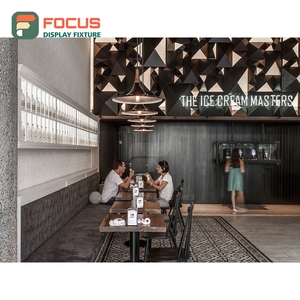 Servicio de Diseño 3D Personalizado para Exhibición de Té de Burbujas, Diseño de Cafetería Industrial, Mostradores para Cafetería - Product Image 6