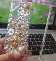 Étui pour téléphone portable Samsung Z Fold 2 3 4 5 Nouveauté Luxe 3D Handmade Series Sparkle Diamond