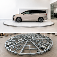 Plateforme rotative motorisée robuste pour présentation automobile en showroom et photographie de véhicules