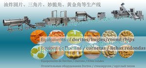 Jinan Eagle-línea de producción de Bugles Nachos, triangulares, máquina para hacer aperitivos y aperitivos - Product Image 5