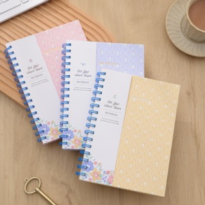 Cahier à spirale A5 personnalisé-Vente en gros de cahiers scolaires au design floral pour étudiants - Product Image 2