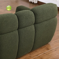 Canapé en velours de style nordique avec housse amovible, 3 places, meubles de maison, canapé, OEM pour marque célèbre