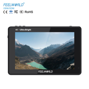 Moniteur de caméra FEELWORLD LUT7S OEM/ODM, 7 pouces, 2200 nits, 3G-SDI/4K HDMI, logo et emballage personnalisés, commande en gros pour le personnel cinématographique - Product Image 1