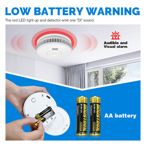 Photoelectric <strong>Smoke</strong> Alarms Device Hotel Fire Alarm ABS Material 85dB <strong>Smoke</strong> <strong>Detector</strong> For Hotel Security - Product Image 6