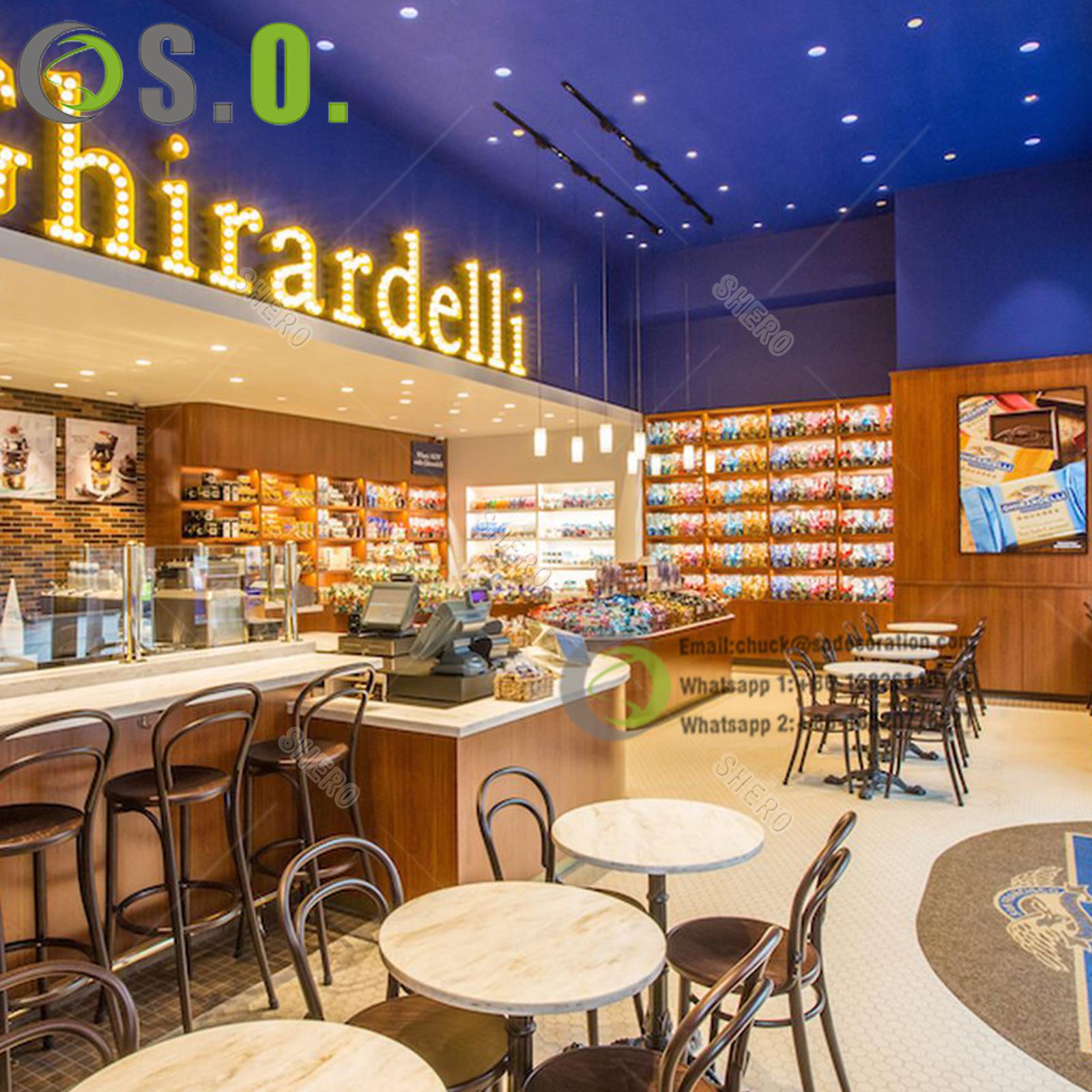 gelato show case long trace