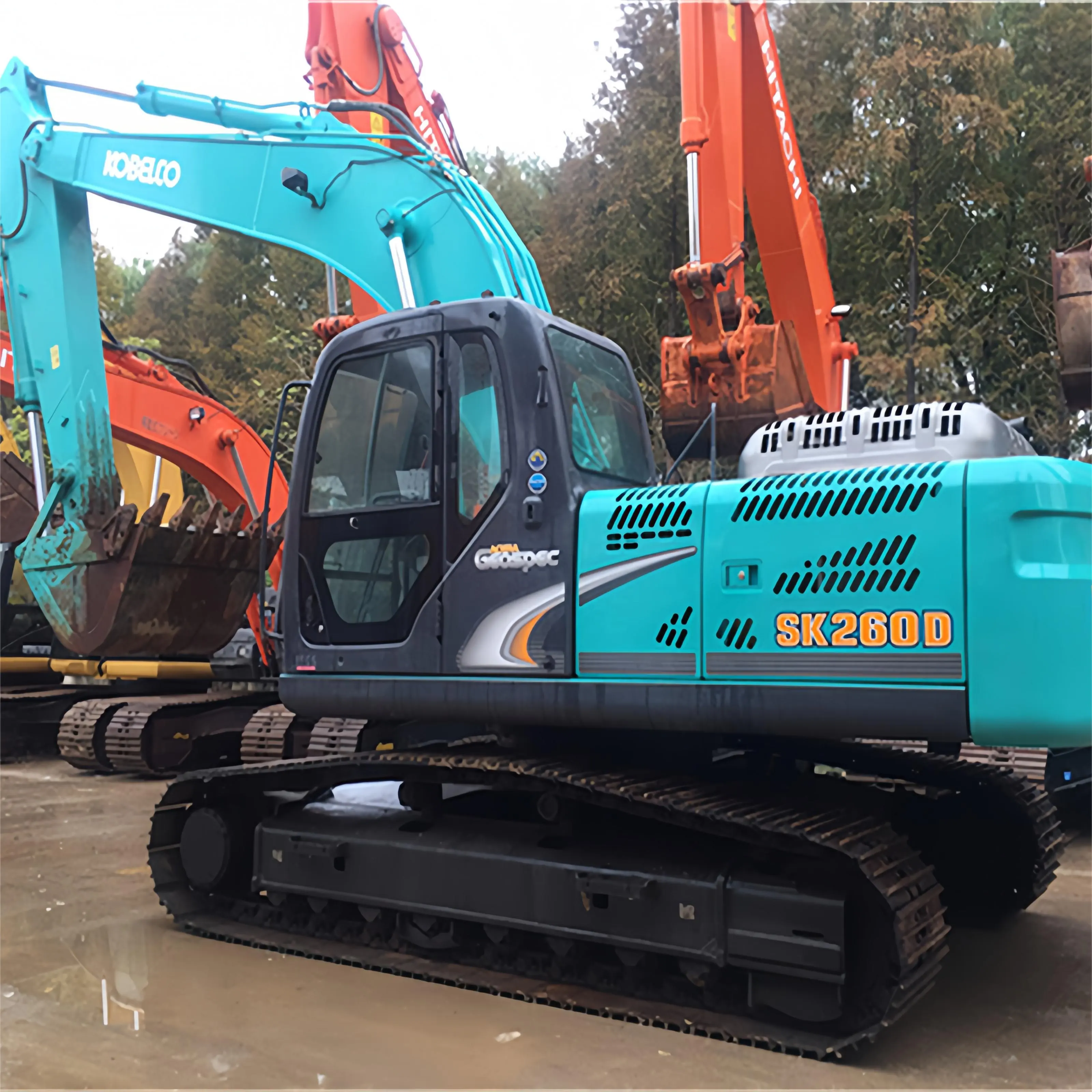 حفارات KOBELCO SK260D مستعملة للحفارات SK260D للبيع بسعر الجملة من المصنع