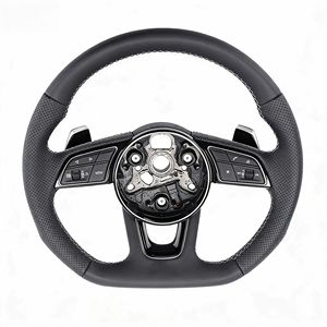 Volante in Pelle Nappa Personalizzato per <span class=keywords><strong>Audi</strong></span> A8/A6/A4 B9 <span class=keywords><strong>M</strong></span> Sport con Impugnatura da 35mm - Compatibile con Modelli <span class=keywords><strong>Audi</strong></span> - Product Image 5