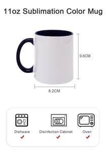Taza <span class=keywords><strong>de</strong></span> Cerámica Mágica Blanca <span class=keywords><strong>para</strong></span> Sublimación <span class=keywords><strong>de</strong></span> 11 oz y 15 oz al <span class=keywords><strong>Por</strong></span> Mayor con Interior <span class=keywords><strong>de</strong></span> Color y Asa <span class=keywords><strong>de</strong></span> Color, Taza <span class=keywords><strong>de</strong></span> Dos Tonos, Proveedor Económico - Product Image 4