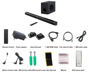 Samtronic 2.1ch Detachable RMS 80W Wireless <strong>Tv</strong> Soundbar <strong>Speaker</strong> with Wired Subwoofer for Home Theatre - Product Image 6