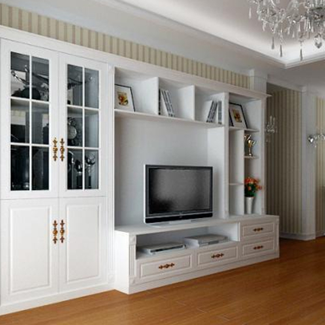 Hot Sale Factory Direct Furniture Living Room Pop up Simple Stand Wood Tv Cabinet