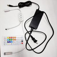 Lumière LED pour avant-toit étanche IP67, lumières colorées RGB pour extérieur, décorations de Noël, matériau ABS, contrôle SPI, CRI élevé 90 50000