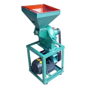 Petite machine électrique à moudre le maïs, qualité supérieure, broyeur à double bac pour céréales, moulin à blé, machine de traitement alimentaire - Product Image 1