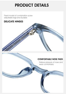 إطارات نظارات أنيقة بالجملة بتصميم عصري من مادة TR90 تحجب الضوء الأزرق، إطارات نظارات عالية الجودة للنساء والرجال - Product Image 5