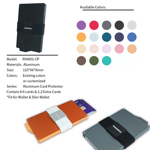 Étui à cartes antivol fin en aluminium avec blocage RFID des cartes de crédit Moneyband - Product Image 3