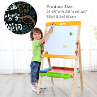 Caballete de madera educativo para niños, nuevo diseño